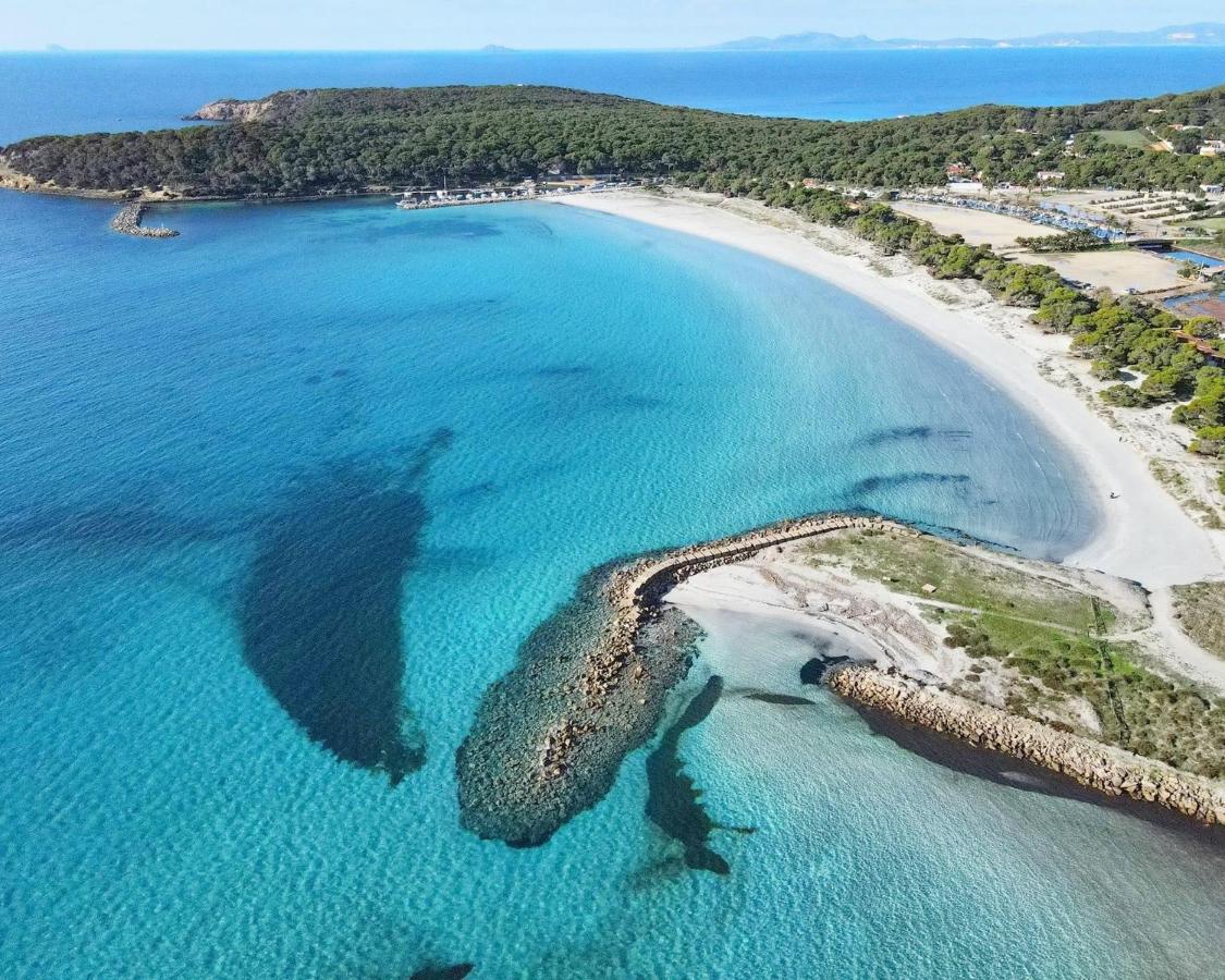 Вилла Fronte Mare Al Porticciolo Порто-Пино Экстерьер фото